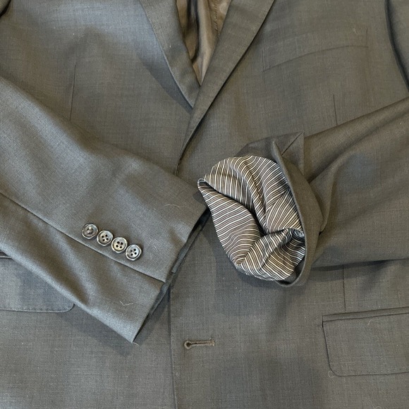 Men’s‎ Ralph Ralph Lauren Brown Blazer46L Wool 2 Button - Picture 7 of 8